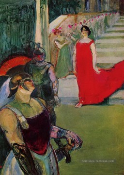 messaline 1901 Toulouse Lautrec Henri de Peinture à l'huile
